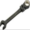 BLK CHRM Combo Lock Flex-Head Ratchet Wrench 11/16"-Spline view 1