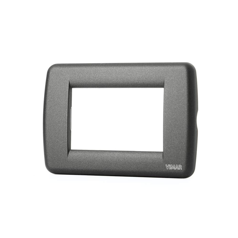 PLACCA Rondo '3 moduli VIMAR IDEA Ardesia