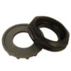 connectorplat 637470 Abb Ka1-8029 22mm Adaptor for 30mm Hole, Black Plastic Black Plastic Adaptor. for Use When Fitting The 22mm Pilot Device in 30mm Mounting Holes. view 1