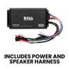 BOSS Audio Systems MC900B 4 Channel Amplifier for ATV UTV Car Marine - 500 High Output, Low Level Inputs, Full Range, Weatherproof, Bass for Subwoofer view 4