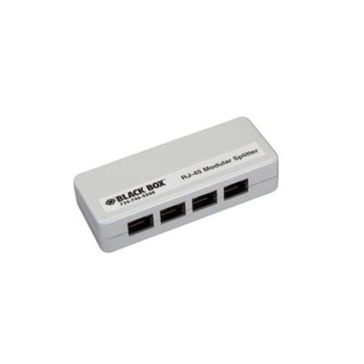 Black Box Rj45 Shielded Mod Splitter 1Rj45/4Rj45 A Pin - FM810-R2