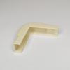 ICC Raceway Outside Corner, Wire Organizer and Cable Management Fitting, Cord Cover for Wall & Floor, 3/4", Pack of 10, Ivory view 3