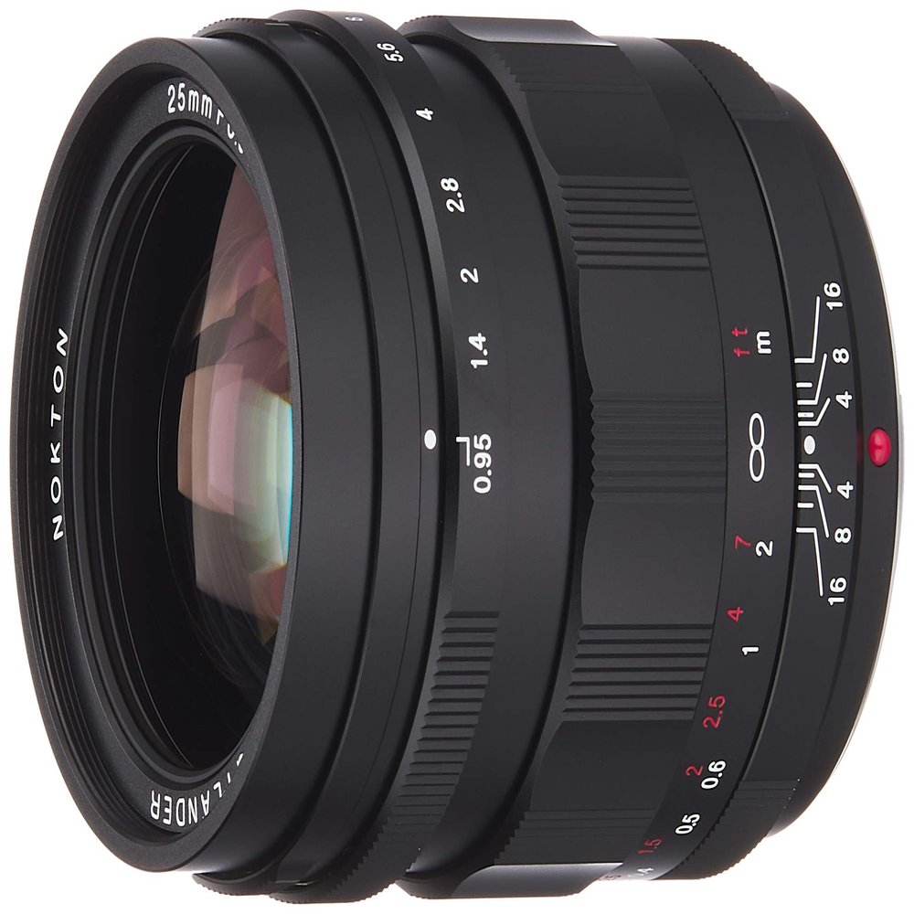 VoightLander 232044 NOKTON 25mm F0.95 Type II Micro Four Thirds Monofocal Lens for Micro Four Thirds