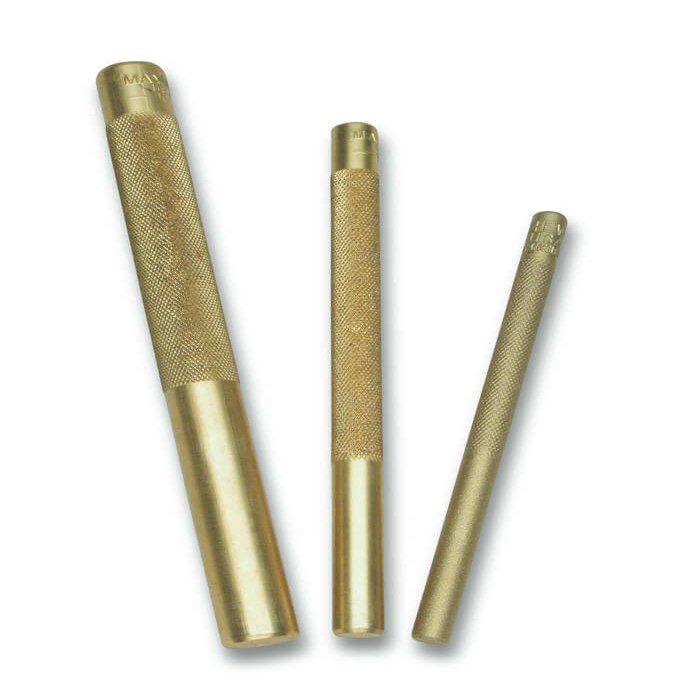 Wright Tool 9M61360 Knurled Brass Drift Punch Set (3-Piece)
