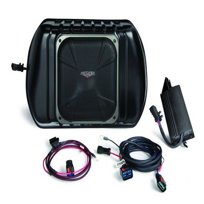 Kicker PWRA407 Multi-Channel Amplifier and Powered Subwoofer Upgrade System for 2007-2010 4 Door Jeep Wrangler with Base Audio