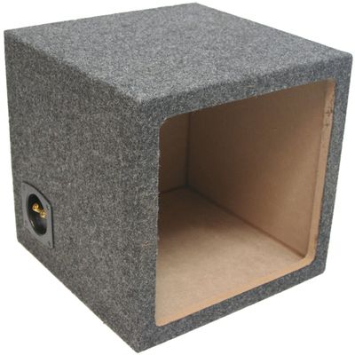 American Sound Connection Car Audio Single 12" Sealed Square Sub Box Enclosure fits Kicker L7 Subwoofer