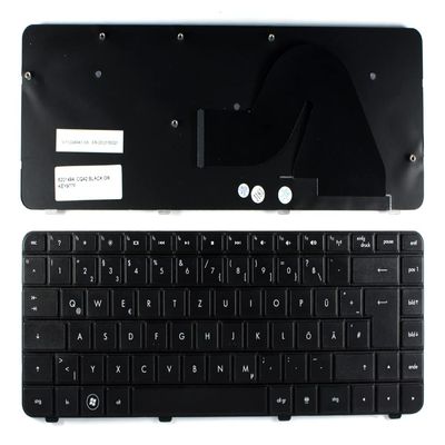 Power4Laptops German Layout Black Replacement Laptop Keyboard Compatible with Compaq Presario CQ42-451TU