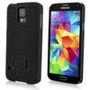 BoxWave Holster Compatible with Galaxy S5 - Dual+ Holster Case, Shell Cover and Belt Clip Holster with Kickstand - Jet Black view 2