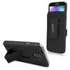 BoxWave Holster Compatible with Galaxy S5 - Dual+ Holster Case, Shell Cover and Belt Clip Holster with Kickstand - Jet Black view 4