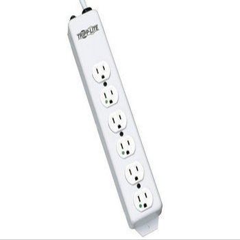 Tripp Lite Power Strip Hospital Medical 120V 6 Outlet UL1363A 1539;39; Cord Metal - NEMA 5-15P - 6 NEMA 5-15R Hospital Grade - 15ft