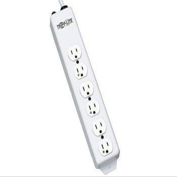 Tripp Lite Power Strip Hospital Medical 120V 6 Outlet UL1363A 1539;39; Cord Metal - NEMA 5-15P - 6 NEMA 5-15R Hospital Grade - 15ft