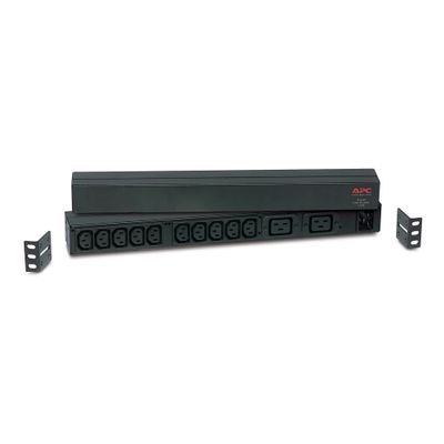Horiz Rm Pdu Iec320 C20 Plug 2 C10 / 10 C13 Rcptl