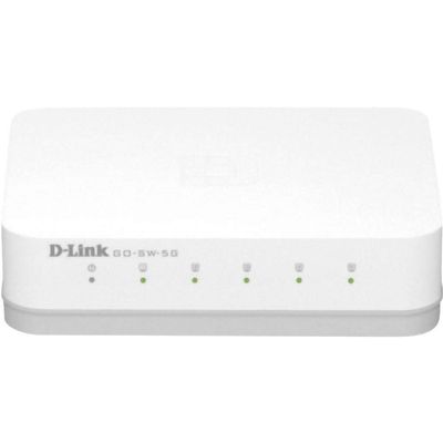 D-Link 5-Port Gigabit Easy Desktop, GO-SW-5G_E