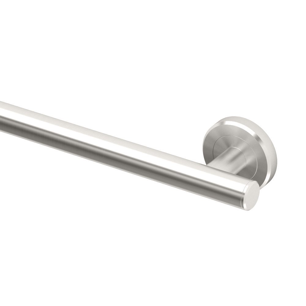 Gatco 884 Latitude II 12-Inch Bathroom & Shower Safety Grab Bar, Wall Mounted Stainless Steel, Satin Nickel