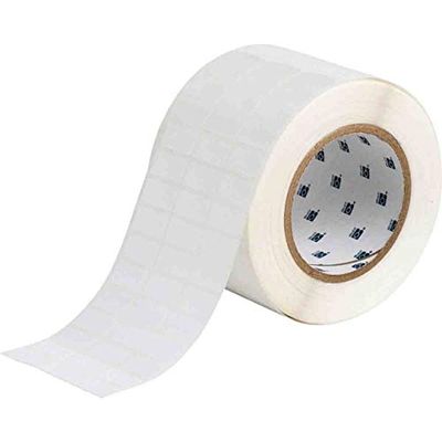 Brady THT-5-533-10, 139550 0.5" x 1" White CleanLift Removable Glossy Polyester Label, 1 Roll of 10000 pcs