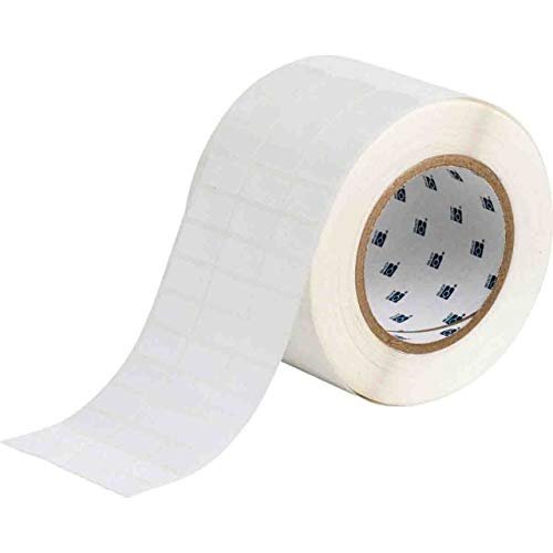 Brady THT-5-533-10, 139550 0.5" x 1" White CleanLift Removable Glossy Polyester Label, 1 Roll of 10000 pcs
