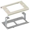 Hubbell Wiring Systems HBL3051LEIV Steel Metal Raceway External Cover, 4-1/2" Length, Ivory view 1