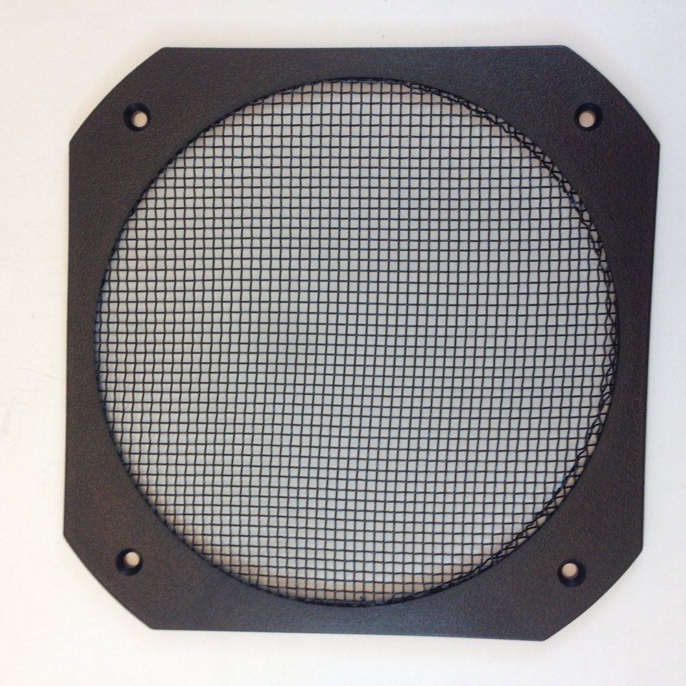 SPEAKER GRILL 7-1/4" SQ. (COVERS UP TO A 7" HOLE) FLAT FOR FLUSH CUSTOM LOOK!