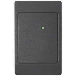 HID Global 5395CG101 Thin LINE II Gry Reader Wiegand NO Beeper Built in