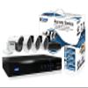 KGUARD SecurityInc. AR421-CKT001-500GB Aurora Series Home Security System 4 Channel QR Cloud 960H DVR with 1x 800TVL Auto Tracking 3x 700TVL Cameras 500G HDD (Black) view 1