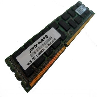 parts-quick 16GB DDR3 Memory for Supermicro SuperServer 6017R-MTLF PC3-12800 ECC Registered DIMM 240 pin 1600MHz RAM