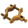HomeFlex 11-05BC 1/2-Inch - 3/4-Inch Brass System Bonding Clamp view 1