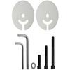 Multibrackets Desk Mount Base I & III Series Silver 5057 view 1