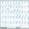 French BPO Keyboard Decals ON Transparent Background with Blue, Orange, RED, White OR Yellow Lettering (14X14) (Blue) view 2