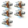 1/4" (6.3mm) Stereo Jack Closed Circuit Type Panel/Chassis Mount (5 Pack) view 1