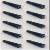 1/4" TO 1/4" MONO COUPLER BLACK PLASTIC GRIP (10 PACK) view 1
