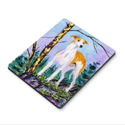 Caroline's Treasures SS8662MP "Whippet Mouse Pad, Hot Pad or Trivet" for Home Office Gaming Working Computers Laptop Mouse Mat,Washable Large Mousepad