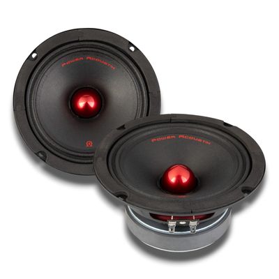 Power Acoustik PR-654 Pro Audio 6.5 Inch Midrange Car Speakers | High Performance SPL Speakers for Loud Sound | Midrange Car Door Speaker 6.5 | Crisp Mids for Custom Car Audio Builds (Pair)