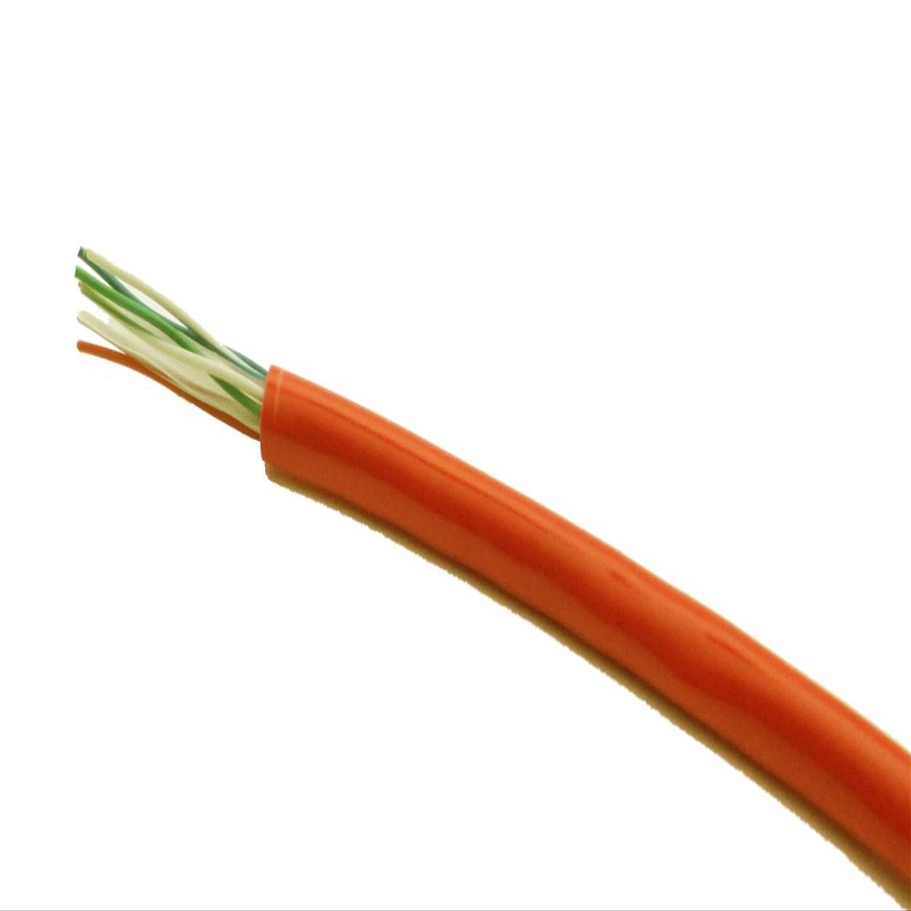 Ultra Spec 400FT (122M) Bulk Raw Cat6 Ethernet Cable (No Ends) - Orange