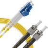 BEYONDTECH 3m (9.84ft) LC to ST Fiber Patch Cable  UPC Single-Mode Duplex Fiber Optic Cable  9/125m core, Compatible with OS1 & OS2  LSZH PUREOptics Series view 1