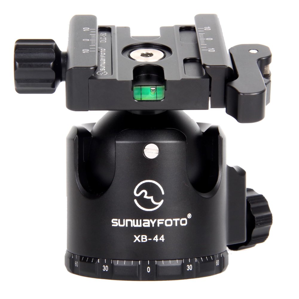 SUNWAYFOTO XB-44DL Tripod Ball Head w Arca Compatible Duo Lever Screw Clamp Low Profile