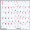 Hungarian Keyboard Decals ON Transparent Background with Blue, Orange, RED, White OR Yellow Lettering (14X14) (Red) view 2