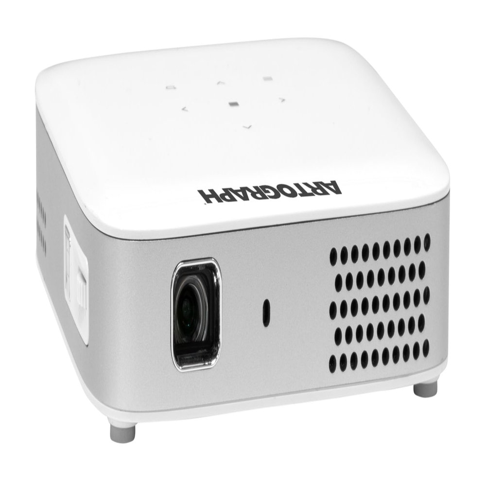 Artograph Smart HD Digital Art Projector with Focus Grid, Remote, Wi Fi and Case, Flare 500, White  Portable Mini Projector Screen System for Artists