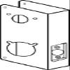 Don-Jo 4000-2-S-CW Wrap Around Plate Fits Simplex/Unican 4000 Series view 1