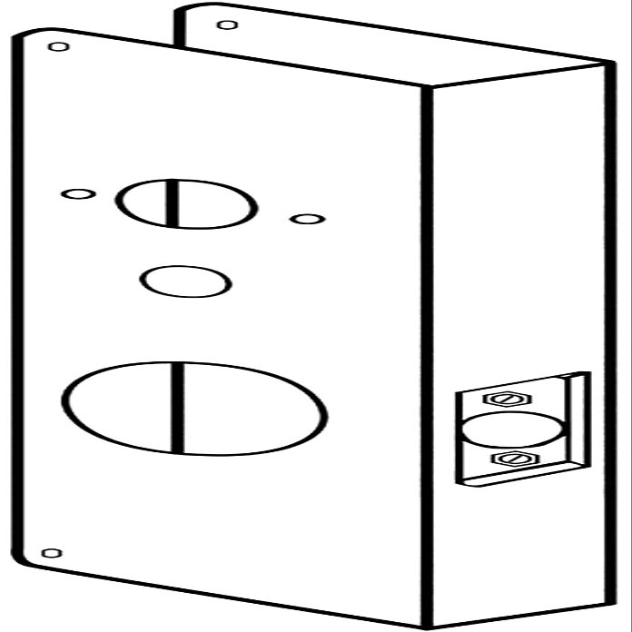 Don-Jo 15-S-CW Wrap Around Plate Fits Simplex/Unican 1000 Series