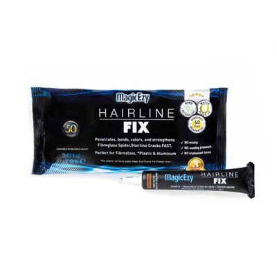 MagicEzy Hairline Fix-Professionally and Easily Touch-Up Fine Scratches and Hairline Cracks on Your Boat, Jet Ski, Yacht, Other Water Vehicles, and on Other Gelcoat & Fiberglass Surfaces-Oyster White