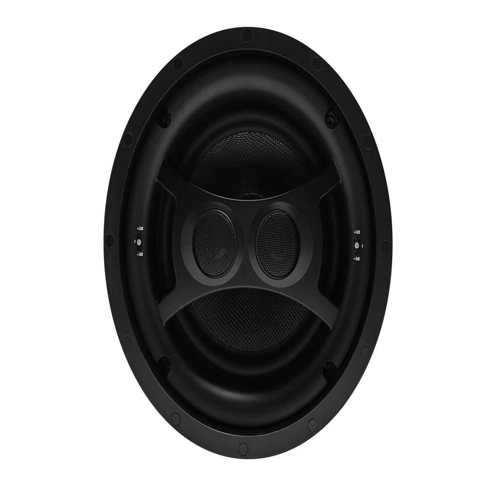 Earthquake Sound Ecs-8D In-Ceiling Stereo Edgeless Speakers 450W 8Ohm - Black