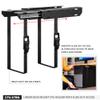 Penn Elcom Under-Desk Computer Mount, Adjustable with Slide-Out Access, 71 Inches - PC Tower Holder view 4