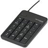 Elecom TK-TCM012BK/RS Numeric Keypad, Wired, Membrane, M Size, USB Port, RoHS Compliant, Black view 4