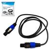 HQRP 6ft Speakon to Speakon (M/M) Cable Compatible with Markbass Little Mark 250 / R500 Bass Amp Head ; MUSYSIC MU-8000 / SYS-2000 / SYS-4500 ; Peavey PV900 Power Amplifier Amp view 1
