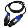 HQRP 6ft Speakon to Speakon (M/M) Cable Compatible with Markbass Little Mark 250 / R500 Bass Amp Head ; MUSYSIC MU-8000 / SYS-2000 / SYS-4500 ; Peavey PV900 Power Amplifier Amp view 2