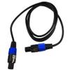 HQRP 6ft Speakon to Speakon (M/M) Cable for Pyle-Pro PTA1000 / PDG5000 / PEA4000 / PEA6000 / PQA2100 / PQA3100 / PQA4100 / PQA5100 / PSA2000 / PT5800 / PT6800 / PTA1200 Power Amplifier Amp view 2