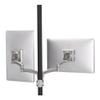 Chief K2P220S Kontour K2P Pole Mount Articulating Arm, Dual Monitors, 10" - 30" Screen Size, Silver view 1