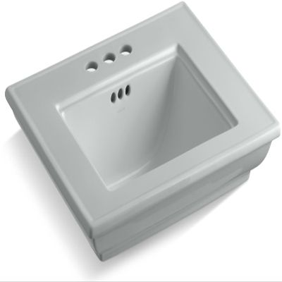 Kohler 29999-4-95 Memoirs Stately 24" Console Table Bathroom Sink Basin with 4" Center Set Faucet Holes
