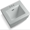 Kohler 29999-4-95 Memoirs Stately 24" Console Table Bathroom Sink Basin with 4" Center Set Faucet Holes view 1