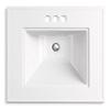 Kohler 29999-4-95 Memoirs Stately 24" Console Table Bathroom Sink Basin with 4" Center Set Faucet Holes view 4